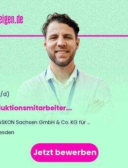 Produktionsmitarbeiter (m/w/d) - Dresden
