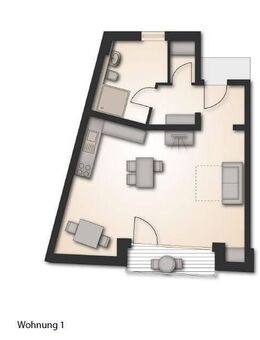 RESERVIERT! Erstbezug: Bezugsfreies ca. 54-m²- Apartment mit Balkon Nähe Straßenbahn Köln - Buchheim! - Köln