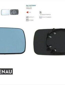 SPIEGELGLAS LINKS BEHEIZT ASPHÄR BLAUES BMW 3 ER E46 51168250438 - Dortmund Wickede