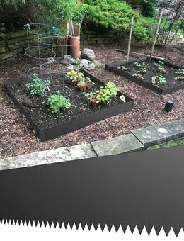6 Stk. Rasenkante aus Verzinktem Stahl Beetumrandung 101,6cm Länge 20,3cm Höhe Beeteinfassung Biegbar Mähkante 1,8mm Stärke Gartenpalisade Ideal für Anpflanzungen in Gärten Wege Höfe - Wuppertal