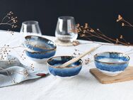 CreaTable Dipschale Cascade, Schale 6-tlg, Steinzeug, (Set, 6-tlg), Rekativglasur, Healthy Food