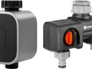EVE Bewässerungscomputer Aqua (HomeKit) + Schlauchverbinder 2-Wege-Verteiler, (Packung)