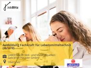 Ausbildung Fachkraft für Lebensmitteltechnik (m/w/d)