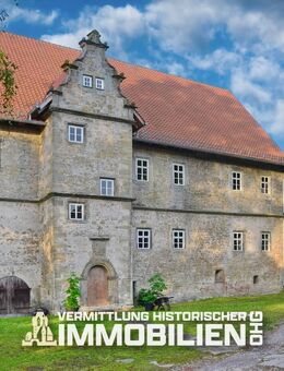 Rittergut mit sanierungsbedürftigem Schloss im Werratal, Thüringen - Henfstädt