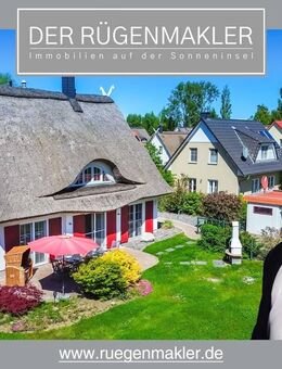 Umsatzstarkes (Ø ca. 46.315 €/Jahr) und energieeffizientes Reetdachhaus mit Sole-Wärmepumpe in Glowe - Glowe