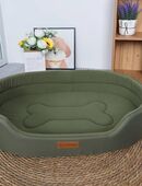 Hundebett robust wasserfest 2in1 Kissen TRENDMOPS MIDENA in 26121