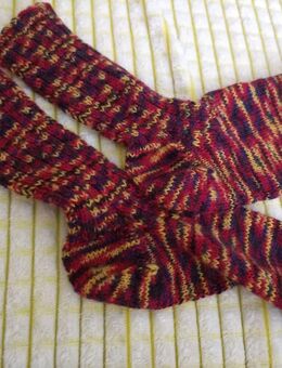 Selbstgestrickte warme Wollsocken Größe 37 - Berlin Mitte