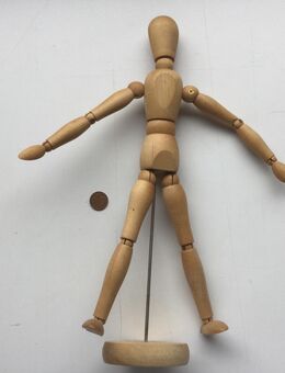 Holzfigur Vintage Beweglich 1970er Jahre - Fulda