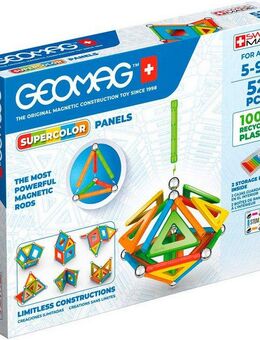 Geomag™ GEOMAG™ Supercolor Panels Recycled Magnetspielbausteine, (52 St)