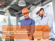 Bauingenieur / Bautechniker (m/w/d) für die Kalkulation im Bahnbau - Dresden