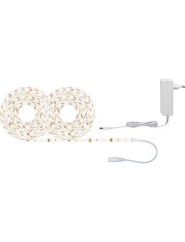 Paulmann LED-Streifen SimpLED Stripe Set 10m 22W 230/12V DC Weiß Metall Kunststoff, 1-flammig