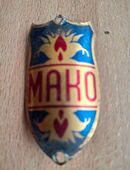 Mako Fahrrad Steuerkopf CH Schild Emblem in 8604