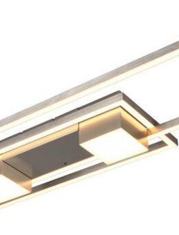 TRIO Leuchten LED Deckenleuchte ALBANY LED Deckenlampe 37W 4300 Lumen warmweiß bis kaltweiß 2700-6500K, Dimmfunktion, LED fest integriert, warmweiß - kaltweiß, Fernbedienung, Lichtfarbe einstellbar, Memory, Nachtlicht, dimmbar