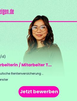 Mitarbeiterin / Mitarbeiter (m/w/d) Telefonzentrale und Empfang - Münster