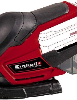 Einhell Akku Multischleifer TE-OS 18/150 Li Solo Power X-Change (Lithium Ionen, 18 V, Schleiffläche 104 cm², Staubfangbox und Absaugadapter, inkl. 6 Schleifpapiere, ohne Akku und Ladegerät) - Wuppertal