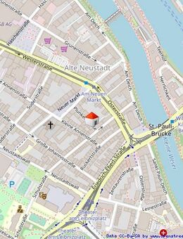 28199 Bremen - Alte Neustadt! Zentral gelegene 2-Zimmer-Wohnung mit Garagenstellplatz! - Bremen