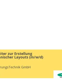 Sachbearbeiter zur Erstellung elektrotechnischer Layouts (m/w/d) - Ettlingen