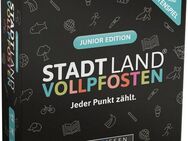 Denkriesen Spiel Stadt Land Vollpfosten, Junior Edition, Familienspiel, Made in Germany