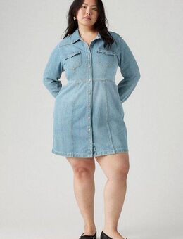 Levi's® Plus Jeanskleid aus klassischem Baumwolldenim