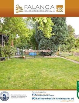 FALANGA IMMOBILIEN - Ein Familienidyll - 2-FH- mit herrlichem Garten in Marienborn! - Mainz