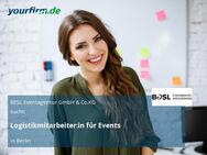 Logistikmitarbeiter:in für Events - Berlin