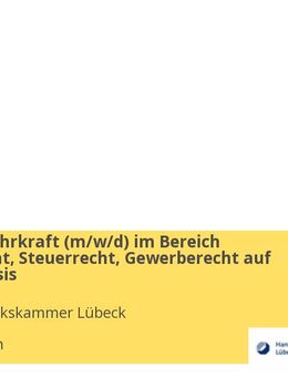 Dozent / Lehrkraft (w/m/d) im Bereich Arbeitsrecht, Steuerrecht, Gewerberecht auf Honorarbasis - Elmshorn