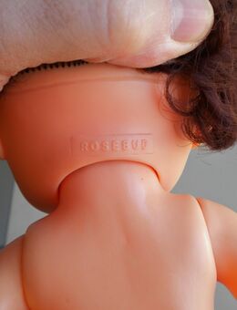 Rosebud-Puppe,Alt,Gummiartig,ca. 30 cm - Linnich