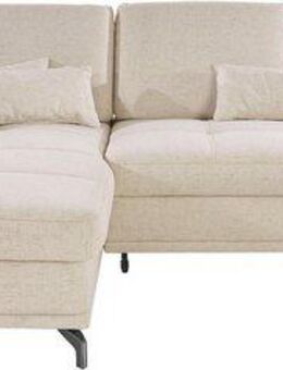 Places of Style Ecksofa Costello L-Form, mit Sitztiefenverstellung, Armteilverstellung und, 3 Nierenkissen, optional Bettfunktion und Bettkasten