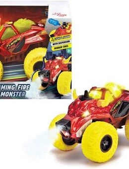 Dickie Toys Spielzeug-Monstertruck Flaming Fire Monster, mit Licht und Sound