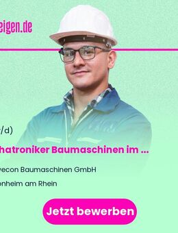 Mechatroniker Baumaschinen im Innendienst (m/w/d) - Monheim (Rhein)