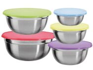 KING Schüssel, Edelstahl, (Set, 10-tlg), spülmaschinengeeignet
