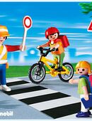 Playmobil 4328 Schulweghelferin mit Kindern in 34119