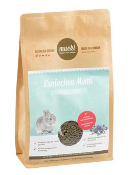 Mucki Menü Junior Kaninchen Sensitive - Sparpaket: 2 x 1 kg