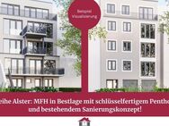 2. Reihe Alster: MFH in Bestlage mit schlüsselfertigem Penthouse und bestehendem Sanierungskonzept - Hamburg