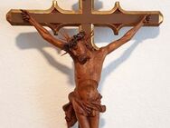Kloster Standkruzifix neogotisch 1890 Kreuz Maria Dolorosa Holz Jesus Christus Altar - Nürnberg