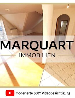 Penthouse-Charakter, Panoramablick, 2x Bäder und PKW-Stellplatz - Bad Kissingen