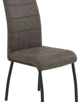 HELA 4-Fußstuhl PETRA (Set, 1 St), Vierfußstuhl, Vintage Optik, mit Griff, Rundrohrgestell