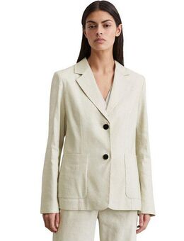 Marc O'Polo Longblazer aus Leinen-Viskose-Stretch