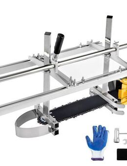 Profi Mobiles Sägewerk Motorsäge Kettensäge 121 cm Aluminium Stahl Sägewerk 48 Zoll Kettensägen Zubehör für Hausbesitzer Holzarbeiter und Tischler Set32212 - Wernigerode Zentrum