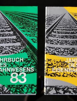 Sammlerbuch "Jahresbuch des Eisenbahnwesens" Ausgabe 1983 + 1984 komplett - Simbach (Inn) Zentrum
