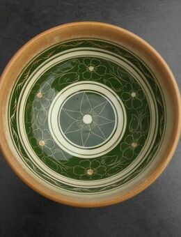 Keramik Schale 14 cm handmade Savvas Paphos Cyprus Handarbeit Kunsthandwerk Deko 3,- - Flensburg