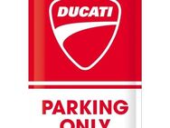 Schönes Ducati Blechschild Parking Only Motorrad Biker 20x30 cm - Berlin