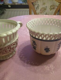 4 PVC Blumenübertöpfe - Ratzeburg