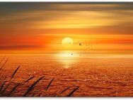 Artland Wandbild Sonnenuntergang über dem Meer, Sonnenaufgang & -untergang (1 St), als Leinwandbild, Poster, Wandaufkleber in verschied. Größen