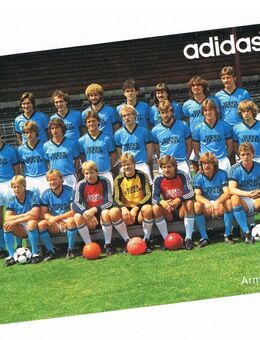 adidas Mannschaftskarte Bielefeld 70er-90er - Fulda Zentrum