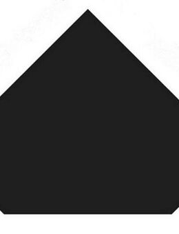 Heathus Bodenschutzplatte Heathus Fünfeck 110 Stahl, 1-St., Stahl-Fünfeck, 100 x 120 cm, 2mm Stärke, schwarz, zum Funkenschutz