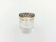 Memoiren Ring aus 14 kt Gold mit 0.35 ct Diamanten Gr 52 EU - Leimen Zentrum