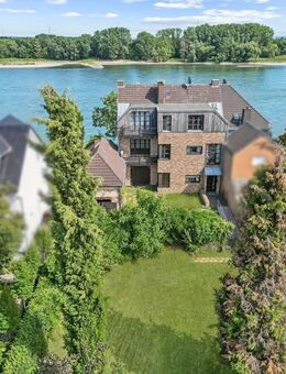 Exklusive Stadtvilla oder MFH und Baugrundstück in erster Reihe am Rhein von Wesseling-Urfeld - Wesseling