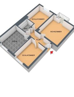 Helle 3-Zimmer-Wohnung in Wuppertal Langerfeld - Wuppertal