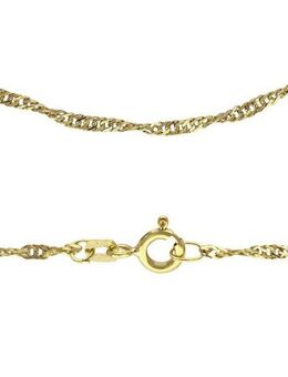 Firetti Collierkettchen Schmuck Geschenk Gold 333 od 585 Singapurkettengl. in mehreren Breiten, Made in Germany